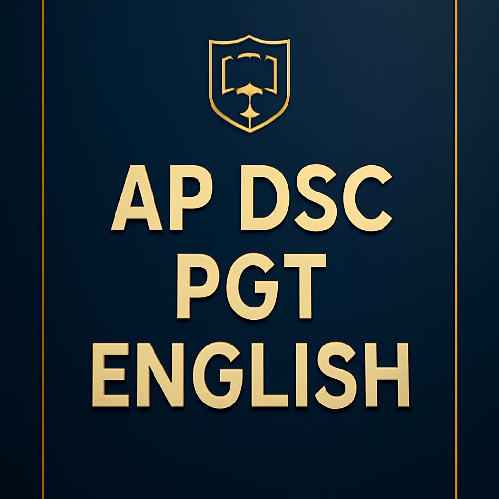 AP DSC PGT English