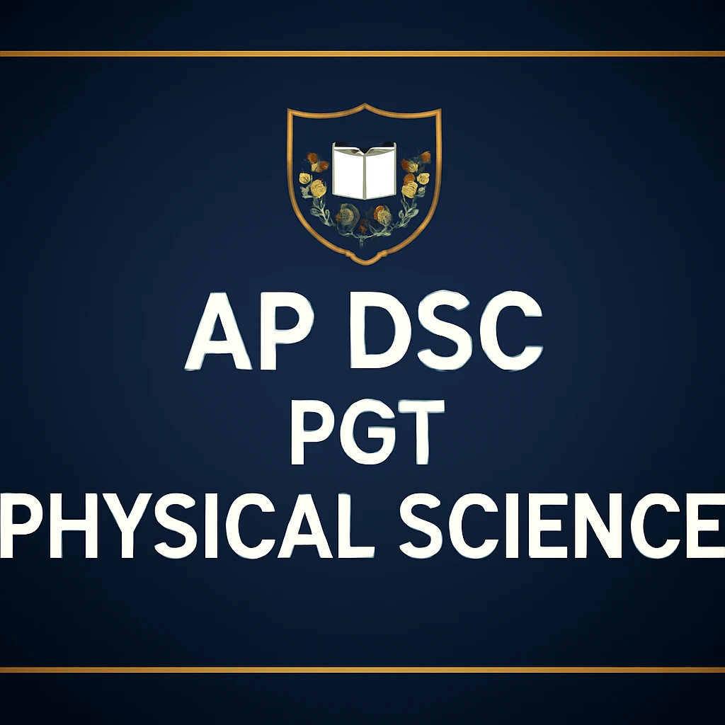 AP DSC PGT Physical Science